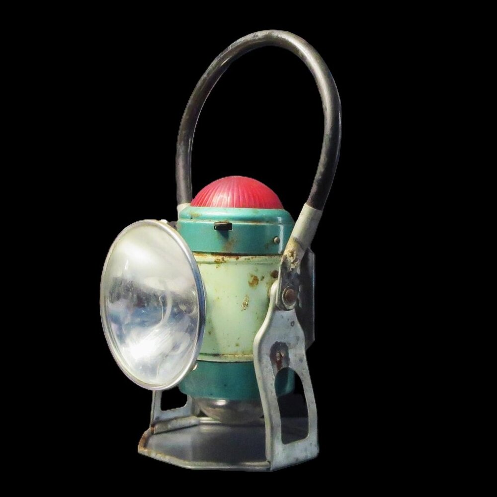Vintage Empire Metal Ware Co. Utility Light Home Decor Upcycle